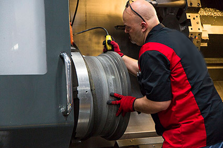 Initial lathe turning